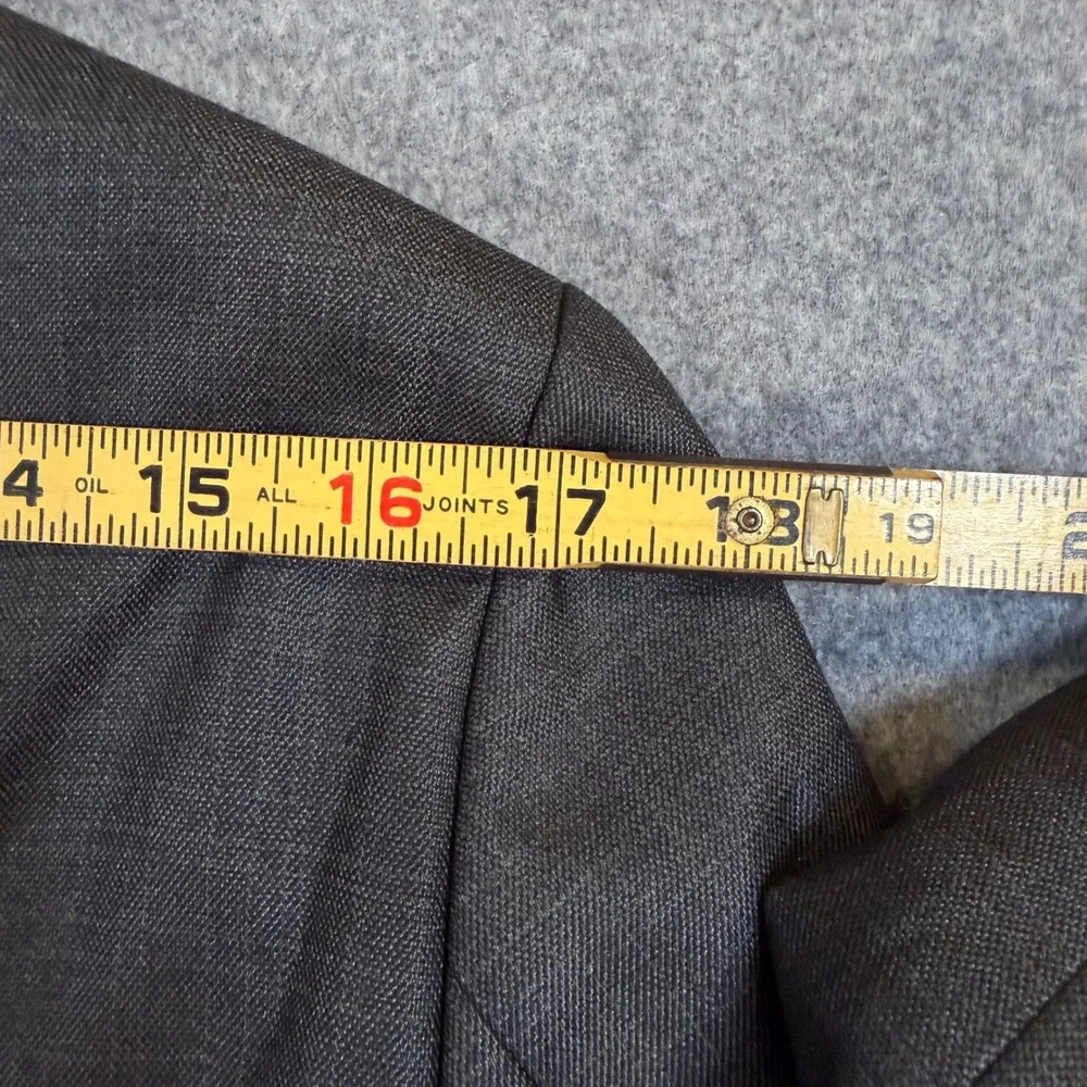 Kenneth Cole Reaction Techni-Cole Slim Fit Suit Jacket Gun Metal Grey 40R